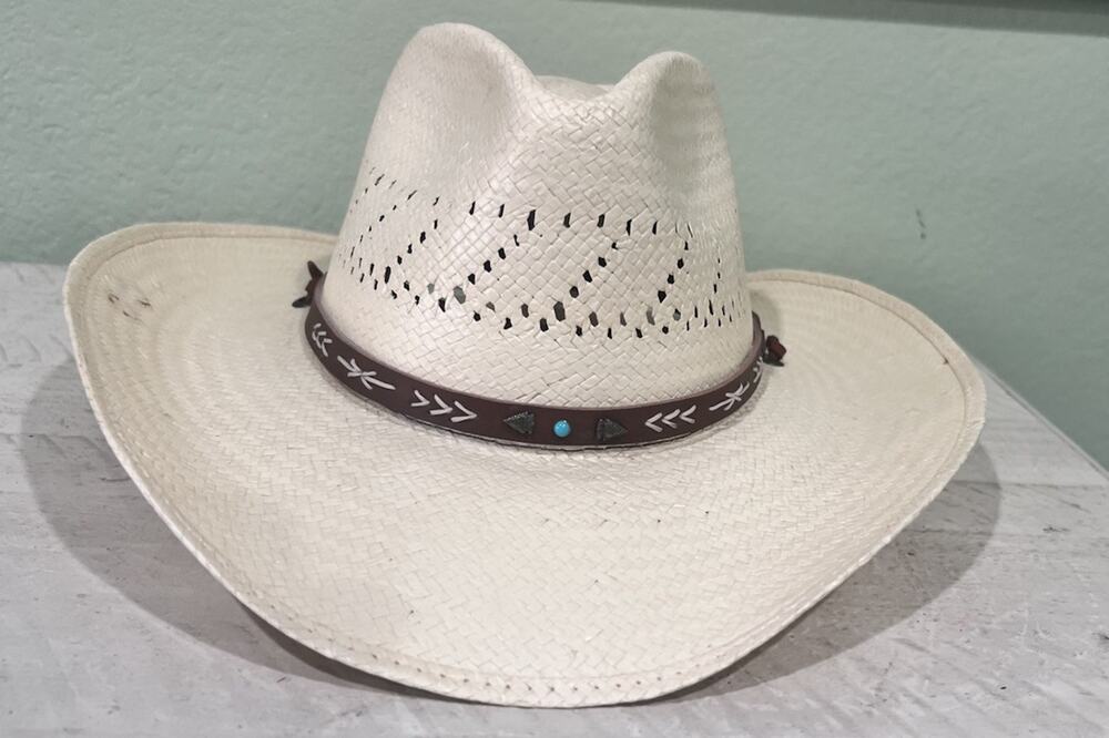 Stetson Santa Fe Shantung Straw Cowboy Hat Medium